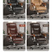 Genuine Leather Office Chair Computer Chair Home Reclining Office Chair Comfortable Long Sitting Swivel Business Chair Genuine Leather Office Chair Computer Chair Home Reclining Office Chair Comfortable Long Sitting Swivel Business Chair