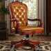 American Leather Boss Chair Vintage Carved Solid Wood Swivel Office Chair Home Office Adjustable Anchor Chair American Leather Boss Chair Vintage Carved Solid Wood Swivel Office Chair Home Office Adjustable Anchor Chair