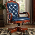 American Leather Boss Chair Vintage Carved Solid Wood Swivel Office Chair Home Office Adjustable Anchor Chair American Leather Boss Chair Vintage Carved Solid Wood Swivel Office Chair Home Office Adjustable Anchor Chair