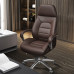 Leather Boss Chair Comfortable Long Sitting Business Luxury Swivel Home Computer Chair Reclinable Leather Boss Chair Comfortable Long Sitting Business Luxury Swivel Home Computer Chair Reclinable