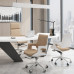 Modern Minimalist Manager Leather Reclining Conference Office Armchair Modern Minimalist Manager Leather Reclining Conference Office Armchair