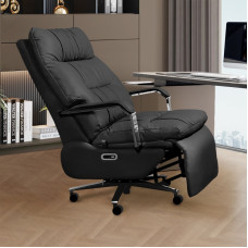 Electric Boss Chair Home Recliner Office Chair Comfortable Luxury Genuine Leather Computer Sofa Chair