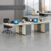 Modern Minimalist 4 Person 6 Seat Office Furniture Four Double Desk Chair Set Modern Minimalist 4 Person 6 Seat Office Furniture Four Double Desk Chair Set