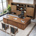 Modern Chinese Solid Wood Boss Desk Modern Chinese Solid Wood Boss Desk