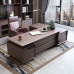 Chinese Style Solid Wood Office Desks Chairs Set Highend Boss Desk Walnut Office Furniture Customization