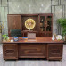 High End Chinese Style Solid Wood Boss Desk Set High End Chinese Style Solid Wood Boss Desk Set