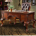 American Solid Wood Vintage Computer Desk Office Luxury Desk Study Boss Table Writing Desk Cabinet Combination American Solid Wood Vintage Computer Desk Office Luxury Desk Study Boss Table Writing Desk Cabinet Combination