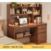 All in One Student Desk Bookshelf Computer Table Home Office Bedroom Writing Desk Study Table Workstation Table