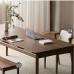 Scandinavian Walnut Desk Cherrywood Office Desk Custom Solid Wood Boss Dining Table