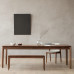 Scandinavian Walnut Desk Cherrywood Office Desk Custom Solid Wood Boss Dining Table