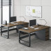 Modern Office Desk Set for Multiple People Simple Single Workstation Bedroom Computer Desk