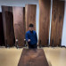 North American Black Walnut Wooden Slab Office Tea Table Desk buffet ebony rosewood
