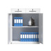 Black Metal Office Cabinet