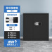 Black Electronic Secure Cabinet Office Password File Cabinet Fingerprint Lock Data Archive Cabinet Thick Iron Sheet Safe