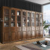 Chinese Solid Wood Bookcase with Glass Door Floor Combination Chinese Solid Wood Bookcase with Glass Door Floor Combination