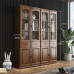 Chinese Solid Wood Bookcase with Glass Door Floor Combination Chinese Solid Wood Bookcase with Glass Door Floor Combination