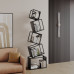 Creative Corner LShaped Floor Shelf Iron Frame Modern Minimalist Living Room Shelves Creative Corner LShaped Floor Shelf Iron Frame Modern Minimalist Living Room Shelves