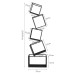 Creative Corner LShaped Floor Shelf Iron Frame Modern Minimalist Living Room Shelves Creative Corner LShaped Floor Shelf Iron Frame Modern Minimalist Living Room Shelves