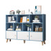 Compact Storage Cabinet Shelves Wood Legs Bookcase Compact Storage Cabinet Shelves Wood Legs Bookcase
