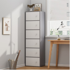 Four Shelves Corner Storage Cabinet