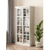Wooden Bookshelf Storage Cabinet with Pullout Glass Door Wooden Bookshelf Storage Cabinet with Pullout Glass Door