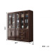Chinese Style Solid Wood Bookcase Glass Door Chinese Style Solid Wood Bookcase Glass Door