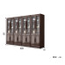 Chinese Style Solid Wood Bookcase Glass Door Chinese Style Solid Wood Bookcase Glass Door