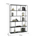 Nordic Living Room Floor Steel Bookshelf Iron Storage Rack Nordic Living Room Floor Steel Bookshelf Iron Storage Rack
