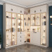 Custom Living Room Wooden Bookshelf Wall to Ceiling Custom Living Room Wooden Bookshelf Wall to Ceiling