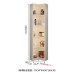 Custom Living Room Wooden Bookshelf Wall to Ceiling Custom Living Room Wooden Bookshelf Wall to Ceiling