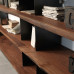 Nordic Iron Wood Wall Bookshelf Floor Cabinet Office Tier Industrial Style Book Room Storage Shelf Display Shelves