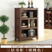 Minimalist American Solid Wood Bookcase Combination Shelf European Style Office Freestanding Bookcase Living Room Cabinet Storage Cabinet