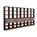 Minimalist Japanese Black Walnut Bookshelf Storage Customizable With Wood Wax Oil