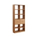 Minimalist Japanese Black Walnut Bookshelf Storage Customizable With Wood Wax Oil