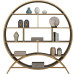 Modern Luxury Chinese Style Bookshelf for Office and Study