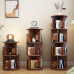 Wood Rotating Bookshelf Multilayer Student Home Storage Shelves Large Capacity Wood Rotating Bookshelf Multilayer Student Home Storage Shelves Large Capacity