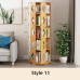 Rotating Bamboo Book Shelf Creative Bookcase 360 Degree Bookshelf as High as 194cm Rotating Bamboo Book Shelf Creative Bookcase 360 Degree Bookshelf as High as 194cm