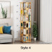 Rotating Bamboo Book Shelf Creative Bookcase 360 Degree Bookshelf as High as 194cm Rotating Bamboo Book Shelf Creative Bookcase 360 Degree Bookshelf as High as 194cm