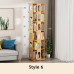 Rotating Bamboo Book Shelf Creative Bookcase 360 Degree Bookshelf as High as 194cm Rotating Bamboo Book Shelf Creative Bookcase 360 Degree Bookshelf as High as 194cm