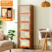 Modern Minimalist Dustproof Grid Cabinet Combination Standing Narrow Storage Wardrobe Object Shelf Freestanding Solid Wood Modern Minimalist Dustproof Grid Cabinet Combination Standing Narrow Storage Wardrobe Object Shelf Freestanding Solid Wood