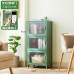 Modern Minimalist Dustproof Grid Cabinet Combination Standing Narrow Storage Wardrobe Object Shelf Freestanding Solid Wood Modern Minimalist Dustproof Grid Cabinet Combination Standing Narrow Storage Wardrobe Object Shelf Freestanding Solid Wood