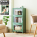 Modern Minimalist Dustproof Grid Cabinet Combination Standing Narrow Storage Wardrobe Object Shelf Freestanding Solid Wood Modern Minimalist Dustproof Grid Cabinet Combination Standing Narrow Storage Wardrobe Object Shelf Freestanding Solid Wood