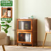 Modern Minimalist Dustproof Grid Cabinet Combination Standing Narrow Storage Wardrobe Object Shelf Freestanding Solid Wood Modern Minimalist Dustproof Grid Cabinet Combination Standing Narrow Storage Wardrobe Object Shelf Freestanding Solid Wood