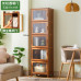 Modern Minimalist Dustproof Grid Cabinet Combination Standing Narrow Storage Wardrobe Object Shelf Freestanding Solid Wood Modern Minimalist Dustproof Grid Cabinet Combination Standing Narrow Storage Wardrobe Object Shelf Freestanding Solid Wood
