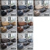 Leather Office Sofa Modern Simplicity Conference Three Seat Business Reception Tea Table Group