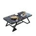 Leather Office Sofa Modern Simplicity Conference Three Seat Business Reception Tea Table Group