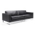 Three Seater Leather Reception Sofa for Office Negotiations Three Seater Leather Reception Sofa for Office Negotiations