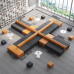 Office Sofa Tea Table Combination Set Modern Early Education Training Reception Office Sofa Tea Table Combination Set Modern Early Education Training Reception
