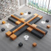 Office Sofa Tea Table Combination Set Modern Early Education Training Reception Office Sofa Tea Table Combination Set Modern Early Education Training Reception