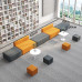 Office Sofa Tea Table Combination Set Modern Early Education Training Reception Office Sofa Tea Table Combination Set Modern Early Education Training Reception